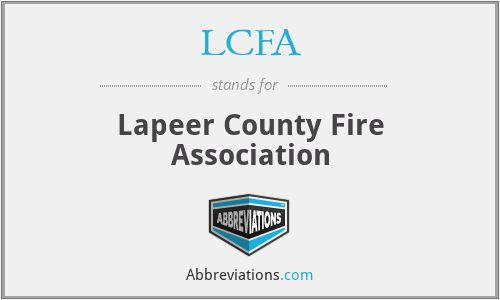 LCFA - Lapeer County Fire Association