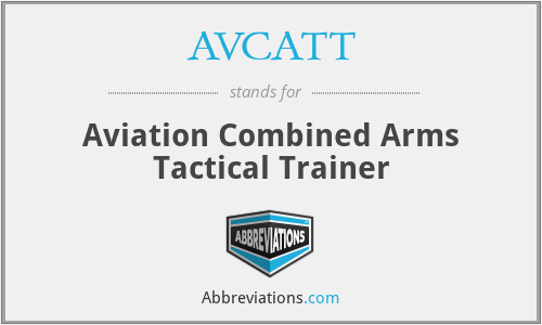 AVCATT - Aviation Combined Arms Tactical Trainer
