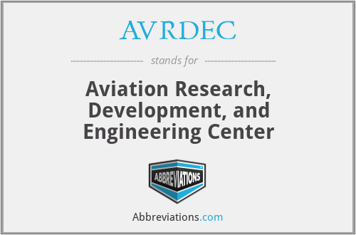 AVRDEC - Aviation Research, Development, and Engineering Center