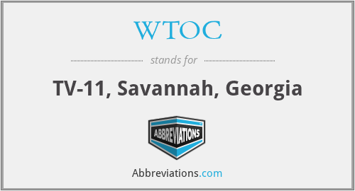 WTOC - TV-11, Savannah, Georgia
