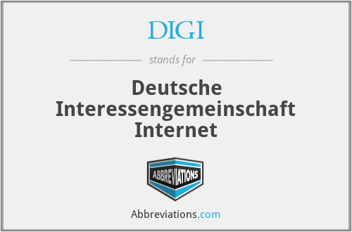 DIGI - Deutsche Interessengemeinschaft Internet