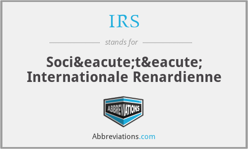 IRS - Société Internationale Renardienne