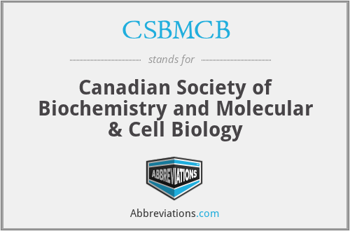 CSBMCB - Canadian Society of Biochemistry and Molecular & Cell Biology
