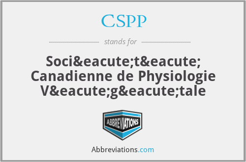 CSPP - Société Canadienne de Physiologie Végétale