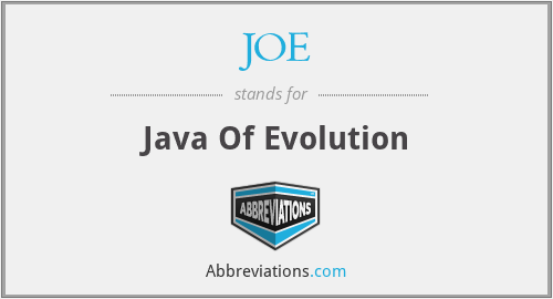 JOE - Java Of Evolution