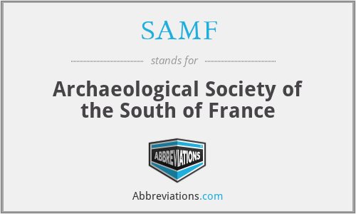 SAMF - Archaeological Society of the South of France