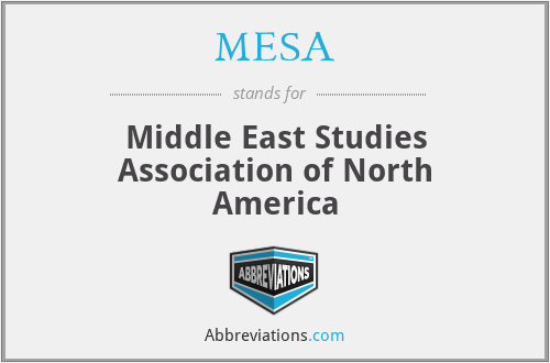 MESA - Middle East Studies Association of North America