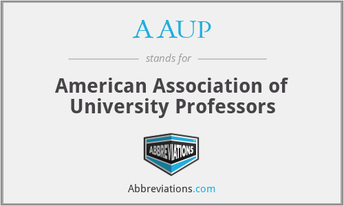 AAUP - American Association of University Professors