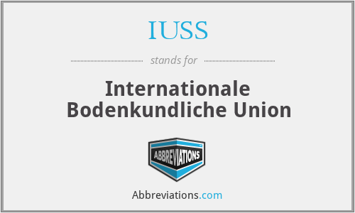 IUSS - Internationale Bodenkundliche Union