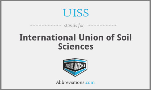 UISS - International Union of Soil Sciences