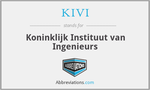 KIVI - Koninklijk Instituut van Ingenieurs