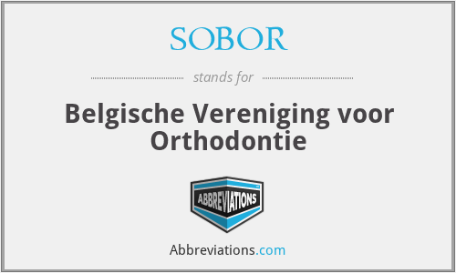 SOBOR - Belgische Vereniging voor Orthodontie