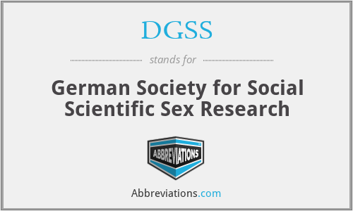 DGSS - German Society for Social Scientific Sex Research