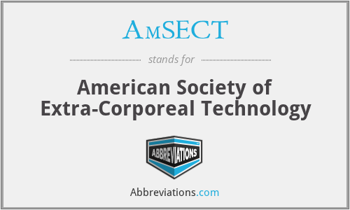 AmSECT - American Society of Extra-Corporeal Technology
