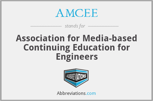 AMCEE - Association for Media-based Continuing Education for Engineers