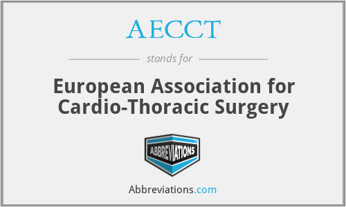 AECCT - European Association for Cardio-Thoracic Surgery