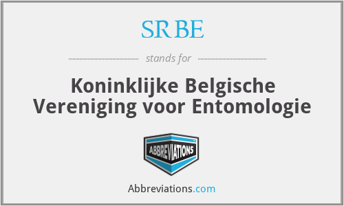 SRBE - Koninklijke Belgische Vereniging voor Entomologie