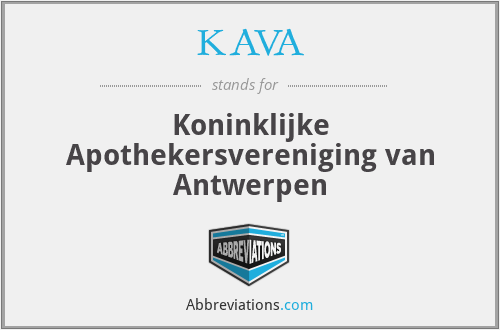 KAVA - Koninklijke Apothekersvereniging van Antwerpen