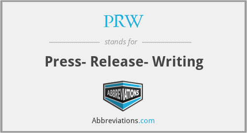 PRW - Press- Release- Writing