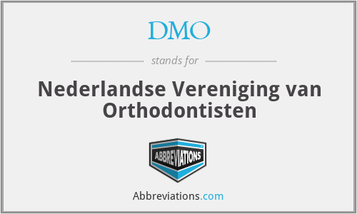 DMO - Nederlandse Vereniging van Orthodontisten