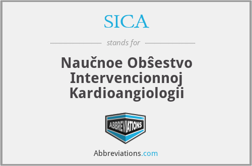 SICA - Naučnoe Obŝestvo Intervencionnoj Kardioangiologii