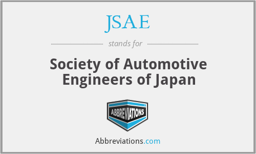 JSAE - Society of Automotive Engineers of Japan
