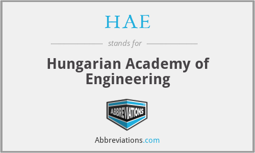 HAE - Hungarian Academy of Engineering