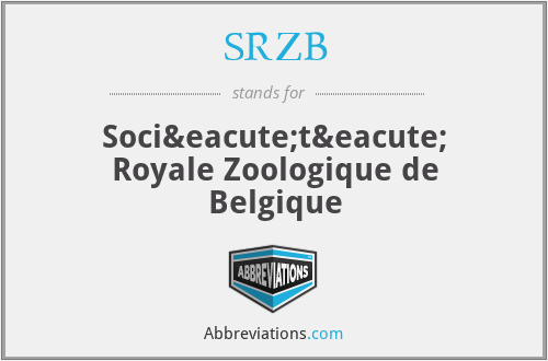 SRZB - Société Royale Zoologique de Belgique