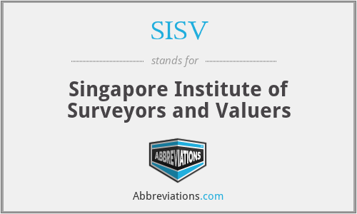 SISV - Singapore Institute of Surveyors and Valuers