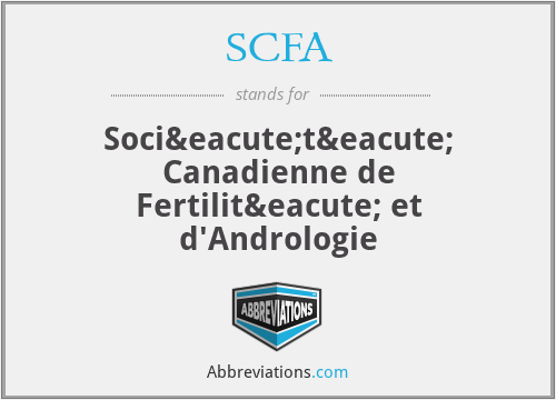 SCFA - Société Canadienne de Fertilité et d'Andrologie