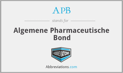 APB - Algemene Pharmaceutische Bond