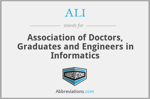 ALI - Association of Doctors, Graduates and Engineers in Informatics