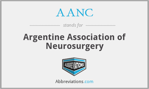 AANC - Argentine Association of Neurosurgery