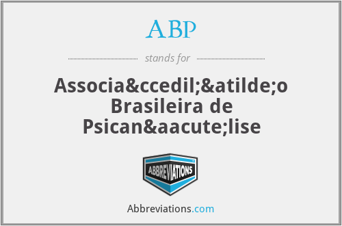 ABP - Associação Brasileira de Psicanálise