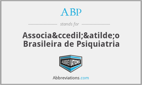 ABP - Associação Brasileira de Psiquiatria