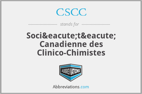 CSCC - Société Canadienne des Clinico-Chimistes