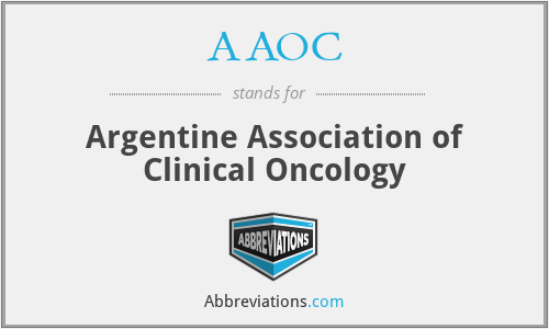 AAOC - Argentine Association of Clinical Oncology