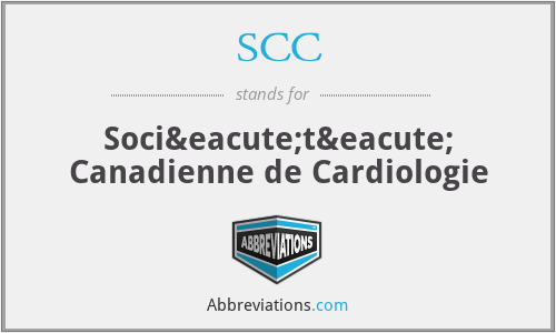 SCC - Société Canadienne de Cardiologie