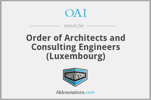 OAI - Order of Architects and Consulting Engineers (Luxembourg)