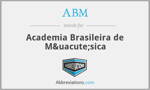 ABM - Academia Brasileira de Música
