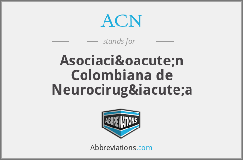 ACN - Asociación Colombiana de Neurocirugía
