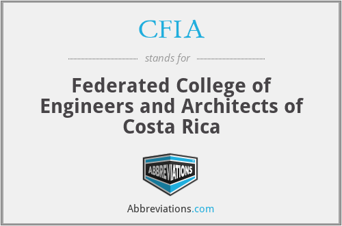CFIA - Federated College of Engineers and Architects of Costa Rica