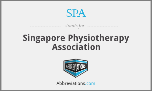 SPA - Singapore Physiotherapy Association