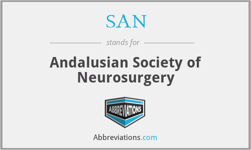 SAN - Andalusian Society of Neurosurgery