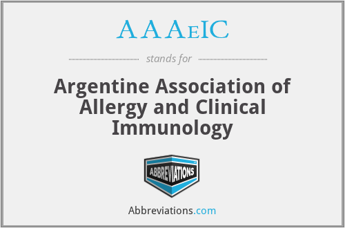 AAAeIC - Argentine Association of Allergy and Clinical Immunology