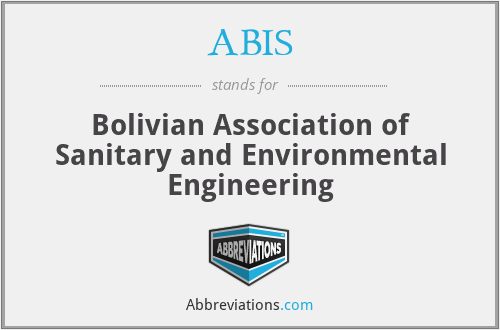 ABIS - Bolivian Association of Sanitary and Environmental Engineering