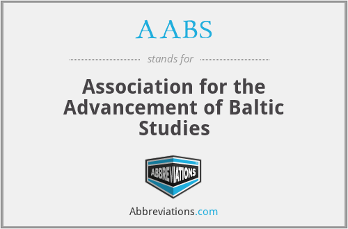 AABS - Association for the Advancement of Baltic Studies