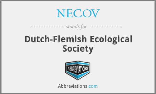 NECOV - Dutch-Flemish Ecological Society