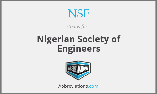 NSE - Nigerian Society of Engineers