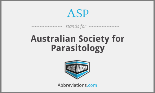 ASP - Australian Society for Parasitology
